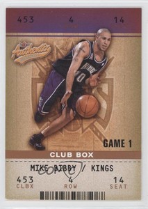 2002-03 Fleer Authentix Club Box /100 Mike Bibby #47