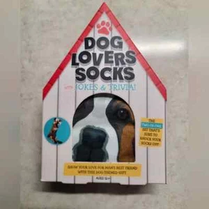 Hundeliebhaber Erwachsene Unisex Socken mit 50 Witzen und Quizpaket - Bild 1 von 2