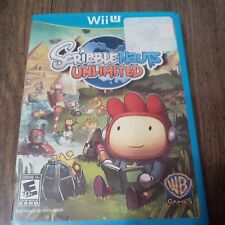 Scribblenauts Unlimited Game (Nintendo Wii U, 2012) - COMPLETE & TESTED