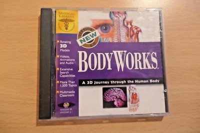 Body Works: A 3D Journey Through The Human Body CD-ROM (1997) VGC. - Image 1 of 3