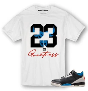 Kings N Crowns T-Shirt Match For Air Jordan 3 Rare Air Sneakers. 23 - Bild 1 von 1