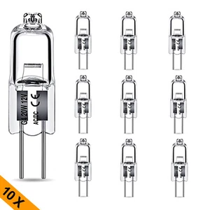 10x G4 Halogen-Lampe Stiftsockellampe 10W 20W 12V Warmweiß Birne Lampe Dimmbar - Bild 1 von 12