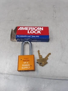 American Lock A1306KA Anodized Aluminum US Padlock, Keyed, New Open Box - Picture 1 of 5