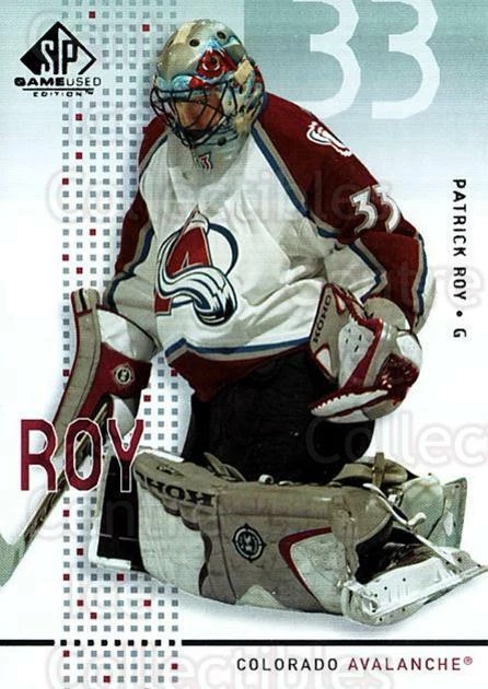 2002-03 SP Game Used #13 Patrick Roy - Image 1 of 1
