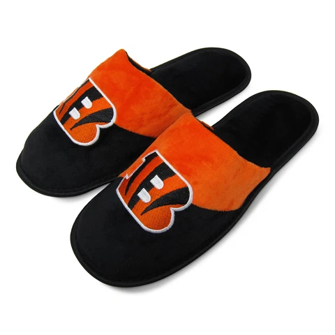 NFL Plush Slipper - Cincinnati Bengals - So Comfy (Men's Large) Cover