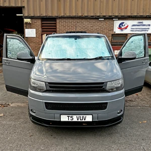 VW T5 Thermal Screen Camper Van Window Black Out vehicle Blind Silver 4 pc - Picture 1 of 15