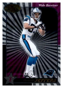 Tarjeta base de Patrick Jeffers NFL 2000 certificada conjunto PWE Break Panthers #23 - Imagen 1 de 2