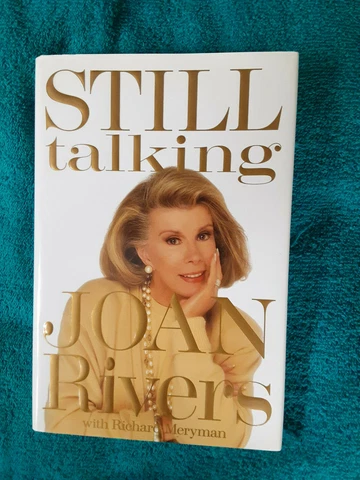 The late, Joan Rivers  autographed book Still Talking   JSA Certified Cover