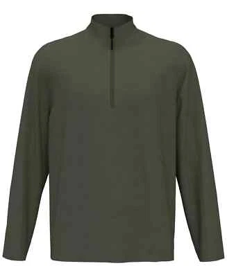 Suéter verde de vellón texturizado absorbente de humedad PGA TOUR para hombre 1/4 cremallera elige la talla Foto 1 de 2