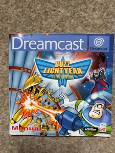 Buzz Lightyear Star Command Dreamcast Manual ONLY Replacement Booklet - Picture 1 of 3
