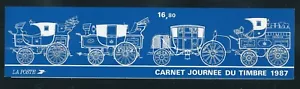 France SC # B591 Stamp day 1987 , Stagecoach . MNH - Picture 1 of 2