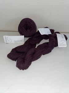 3 skeins~ Purl SoHo ~Spectrum 100% Silk~ BlackBerry Molasses #7700 - Picture 1 of 3