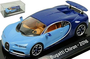 Bugatti Chiron Coupe 2016-20 Bicolor Blue 1:43 Supercar Collection - Picture 1 of 6