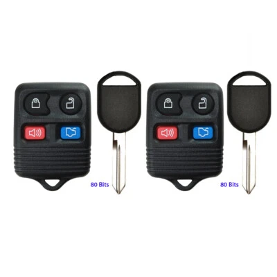 2 Replacement for Ford Expedition 2012 2013 2014 Keyless Car Remote Fob + 80 Key - Image 1 of 4