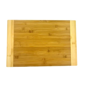 1pc Extra Large 18x12" Two Tone Sturdy Plain Bamboo Cutting Board, Butcher Block - Picture 1 of 6