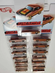 HOT WHEELS FLYING CUSTOMS 1970 Ford Torino 1/64 GOLD BROWN 15 lot NIB - Picture 1 of 4