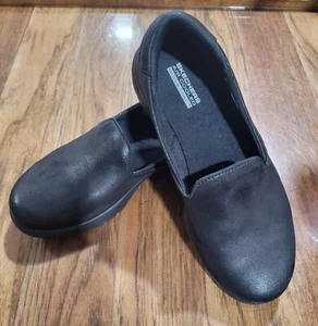 Skechers Air Cooled Memory Foam Women’s Slip On Shoes Black Sneaker Size 6.5 - Picture 1 of 5