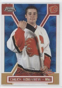 2002-03 Pacific Exclusive Blue /699 Chuck Kobasew #195 Rookie RC