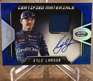 2018 Certified Materials Signatures Blue #13 Kyle Larson/42