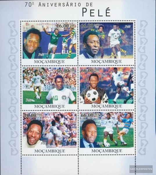 Briefmarken Mosambik 2010 Mi 4151-4156 Kleinbogen (kompl. Ausgabe) postfrisch 70 - Bild 1 von 1