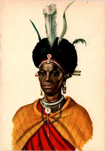 Vintage postcard: Kikuyu dancer - captivating cultural image. - Picture 1 of 2