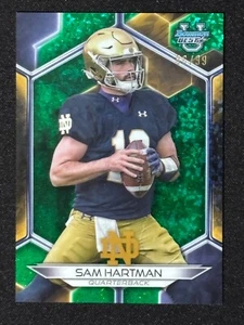 2023 Bowman U Green Mini-Diamond Refractor /99 Sam Hartman #1 - Picture 1 of 2