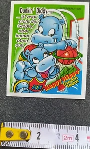 Duplo Hanuta Sticker Happy Hippo Dream Team Nr. 1, Ferrero 1999 - Bild 1 von 3