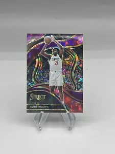 2023-24 Panini Select Kobe marrón lado de la cancha púrpura hielo agrietado Prizm #’d/99 radiocontrol - Imagen 1 de 3
