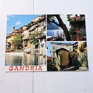Postal vintage de Gandria Lago Di Lugano Suiza sin publicar - Imagen 1 de 2