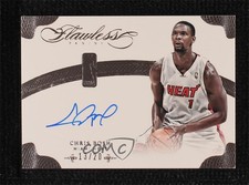 2013-14 Panini Flawless NBA Signatures /20 Chris Bosh #NB-CB Auto HOF