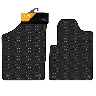 Front Mats For Seat Alhambra Front Only 1996-2010 Tailored 3MM Rubber Heavy Duty - Image 1 of 4