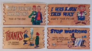 1959 Topps Wacky Plaks 4 Different NonSport cards - Picture 1 of 2