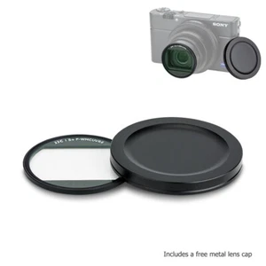 Ultra Slim UV Filter Protector + Metal Lens Cap Kit for Sony RX100 Mark V VI VII - Picture 1 of 12