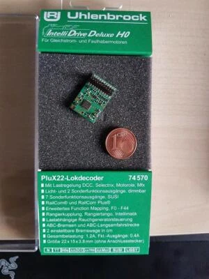Uhlenbrock 74570 IntelliDrive 2 Lokdecoder H0 PluX22 MOT, DCC, mfx, SUSI  *NEU* - Bild 1 von 2