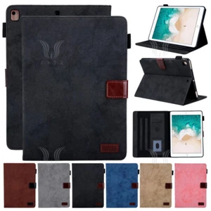 Für iPad 5/6. 9,7" 7/8/9. 10,2" Air Pro 11 mini Business-Stil Leder Smart Hüllen - Bild 1 von 54
