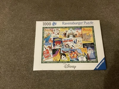 Ravensburger Disney Vintage Movie Posters 1000 Piece Jigsaw Puzzle - Image 1 of 4