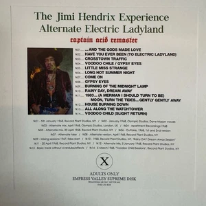 THE JIMI HENDRIX EXPERIENCE / ALTERNATE ELECTRIC LADYLAND (CD) - Imagen 1 de 2