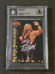 KEVIN NASH 1999 TOPPS WCW/NWO NITRO SIGNED AUTOGRAPHED CARD BAS AUTHENTIC - Picture 1 of 4