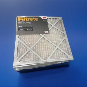 Filtrete 24"x24"x1" AC Furnace Air Filter MERV 5 MPR 300 Basic DusT (497) - Picture 1 of 3