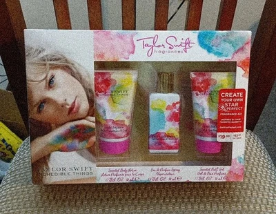 Taylor Swift Incredible Things Rollon Perfume Spray Loción Corporal Set de Regalo SELLADO! Foto 1 de 4