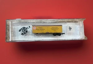 Roundhouse 87001 Pabst Blue Ribbon Wood Truss Reefer MRTC 4341 Spur N - Bild 1 von 5