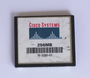 1x Cisco Systems CF Card Compact Flash Memory Card  256mb Used #101 - Picture 1 of 2