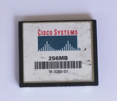 1x Cisco Systems CF Card Compact Flash Memory Card  256mb Used #101 - Image 1 of 2