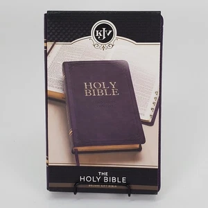 KJV Holy Bible, Standard Size Faux Leather Red Letter Edition Thumb Index & Ribb - Foto 1 di 7