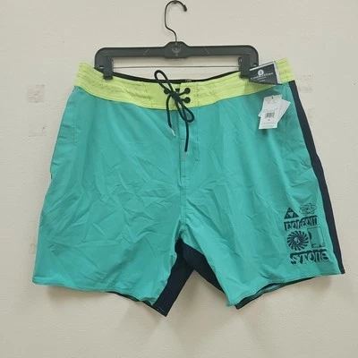 Volcom Down Time Liberators Stone Board Shorts Mens 36 Swim Trunks Surfer Beach  - Image 1 of 4