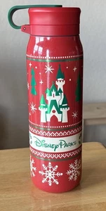 Disney Parks Holiday Fair Isle 20oz Edelstahl Starbucks Trinkflasche - Bild 1 von 4