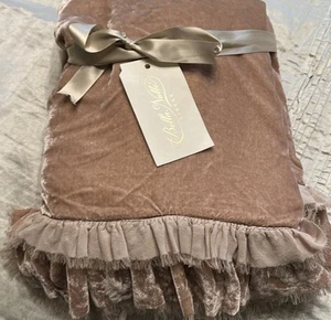 All Bella Notte must go!!! Bella Notte Loulah Personal Throw Heirloom Rose - Picture 1 of 11