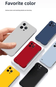 Suitable for Apple 17/16/15 half pack borderless phone case anti wear - Picture 1 of 17