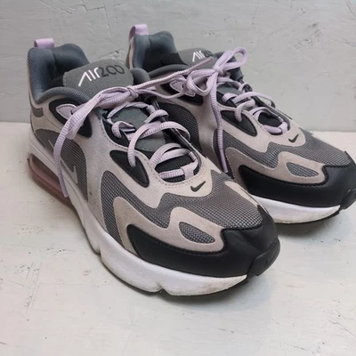 Nike Air Max 200 Iced Lila Jóvenes Tenis AT5627-008 US 7Y Gris/Negro/Rosa Foto 1 de 4