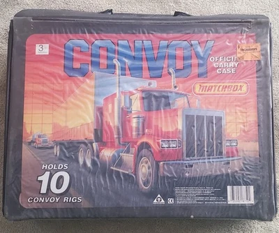 Matchbox Convoy Carry Case with Ten Older Convoy Trucks - Image 1 of 4